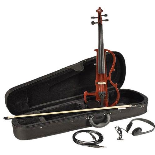 Leonardo EV-50-W starter set elektrische viool, Muziek en Instrumenten, Strijkinstrumenten | Violen en Altviolen, Verzenden