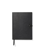 HEMA Notitieboek gelinieerd PU zwart 12.9x17.8, Verzenden, Nieuw