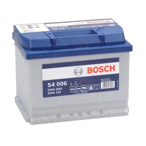 Bosch Auto accu 12 volt 60 ah Type S4006 + links, Auto-onderdelen, Accu's en Toebehoren, Nieuw, Ophalen of Verzenden