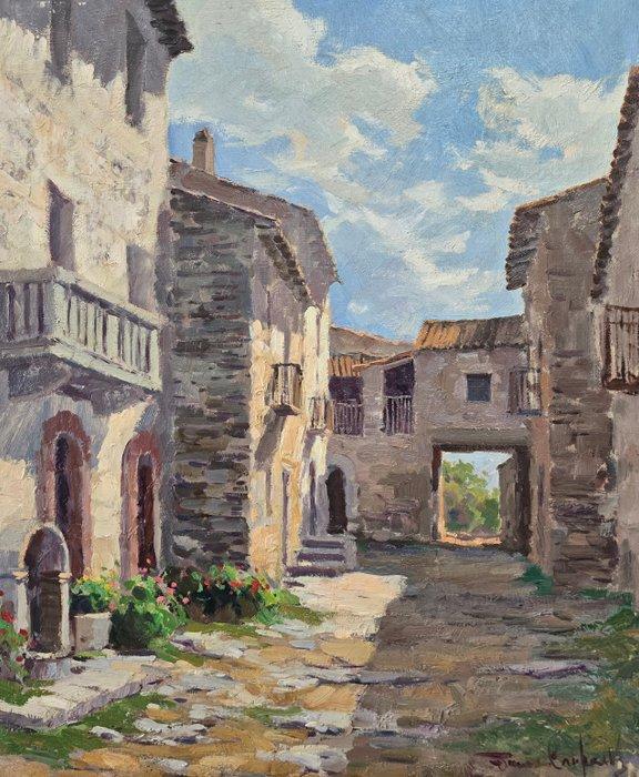 Francesc Carbonell Massabé (1928) - Carrer de Siurana, Antiek en Kunst, Kunst | Schilderijen | Klassiek