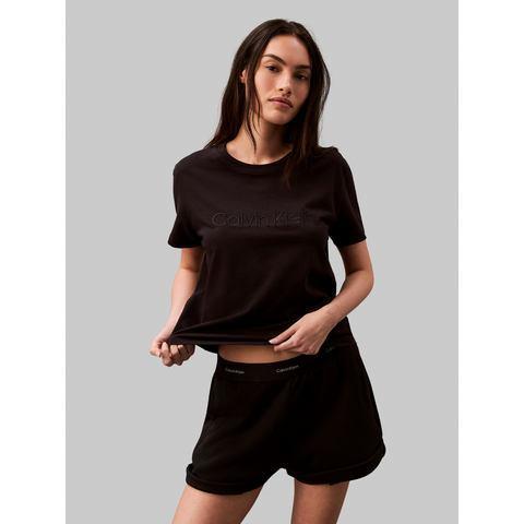 Calvin Klein T-shirt Classic 2 met logoborduursel, Kleding | Dames, T-shirts, Nieuw, Verzenden