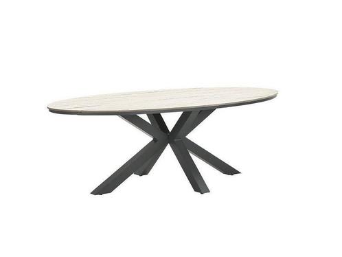 Garden impressions edison tuintafel ovaal 220, Tuin en Terras, Tuintafels, Nieuw, Hout, Ovaal