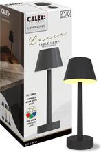 Calex Oplaadbare Tafellamp Lucca - Draadloos - Dimbaar -, Huis en Inrichting, Lampen | Tafellampen, Ophalen of Verzenden, Zo goed als nieuw