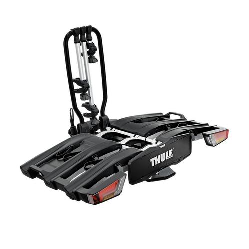 Thule 934 EasyFold XT - Model 2024 - Gratis Adapter, Auto diversen, Fietsendragers, Trekhaakdrager, Nieuw, 3 fietsen of meer, Brede banden