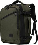 2dekans | TRVLMORE Reistas - 25L Rugzak - Handbagage -, Ophalen of Verzenden, Zo goed als nieuw, Groen