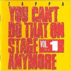 cd - Zappa - You Cant Do That On Stage Anymore Vol. 1, Zo goed als nieuw, Verzenden