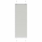 vidaXL Plissé rolgordijn 45x100 cm stofbreedte 44,4 cm, Verzenden, Nieuw, Grijs