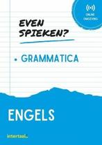 Even Spieken - Engels grammatica 9789463923484 Intertaal, Boeken, Verzenden, Zo goed als nieuw, Intertaal