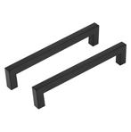Differnz meubelgreep vierkant 160 mm mat zwart 2 stuks, Verzenden, Nieuw