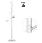 Houten Kapstok Vrijstaand – Boomstandaard met 8 Haken, Huis en Inrichting, Woonaccessoires | Kapstokken, Verzenden, Nieuw