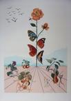 Salvador Dali (1904-1989) - Flordali II : La rose papillon