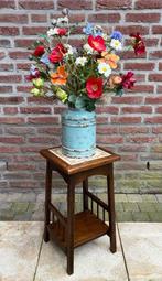 Bijzettafel - Eik - Romantisch antiek, Antiek en Kunst, Curiosa en Brocante