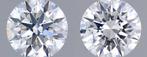 Zonder minimumprijs - 2 pcs Diamant (Natuurlijk) - 0.62 ct -, Sieraden, Tassen en Uiterlijk, Edelstenen, Nieuw