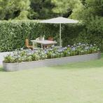 vidaXL Plantenbak 544x100x36 cm gepoedercoat staal, Tuin en Terras, Bloembakken en Plantenbakken, 100 cm of meer, Verzenden, Nieuw