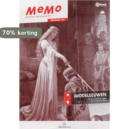 MeMo Vwo Middeleeuwen Werkboek 9789034541383 D. Berents, Boeken, Schoolboeken, Gelezen, Verzenden