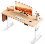 Verstelbaar zit-sta bureau 110×60 cm met USB & geheugen, Huis en Inrichting, Bureaus, Verzenden, Nieuw