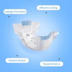 Hondenluier - L - 30-50 cm Middelomtrek - 2x12 stuks - Noble, Dieren en Toebehoren, Verzenden, Nieuw