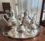 Koffie- en theeservies (5) - .800 zilver, Antiek en Kunst, Antiek | Goud en Zilver