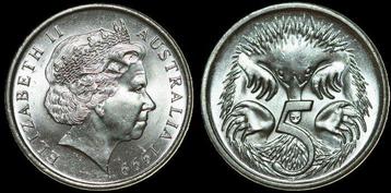 AUSTRALIA KM.401 - 5 Cents 1999 UNC beschikbaar voor biedingen