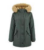 Oxmo Jas in maat S Groen | 10% korting, Kleding | Dames, Jassen | Winter, Oxmo, Verzenden, Zo goed als nieuw, Groen