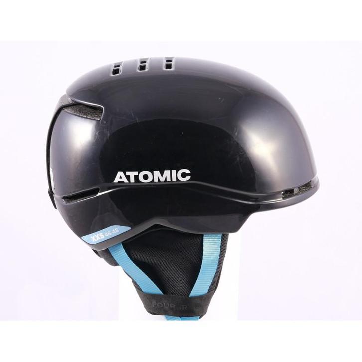 46 47 48 skihelm/snowboardhelm ATOMIC FOUR JR, black/blue, v, Sport en Fitness, Skiën en Langlaufen, Skiën, Overige typen, Gebruikt
