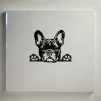 Houten Wanddecoratie | Franse Bulldog, Huis en Inrichting, Woonaccessoires | Wanddecoraties, Verzenden, Nieuw