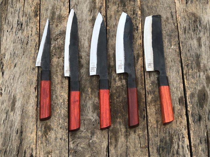 Keukenmes - Handgemaakte verzamelobjecten chef-messen set, Antiek en Kunst, Antiek | Keukenbenodigdheden