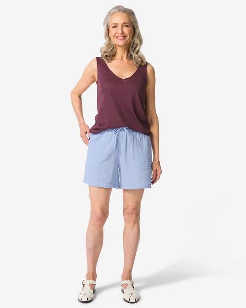 HEMA Dames korte broek Kai blauw, Kleding | Dames, Overige Dameskleding, Nieuw, Verzenden