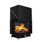 Inbouw Houtkachel Quattro 80 Max Links Glas, Nieuw