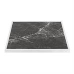 tafelblad van gehard glas | donker granieteffect | Witte..., Verzenden, Nieuw in verpakking