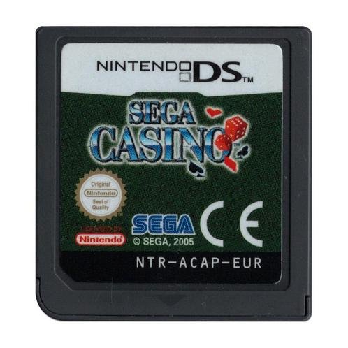 DS Sega Casino, Spelcomputers en Games, Games | Nintendo DS, Zo goed als nieuw, Verzenden
