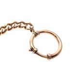 Rosé gouden horlogeketting; Chatelaine (voor aan een zakh.., Sieraden, Tassen en Uiterlijk, Antieke sieraden, Ophalen of Verzenden