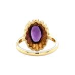 Ring met amehist en parel 9 krt, Sieraden, Tassen en Uiterlijk, Ringen, Ophalen of Verzenden, Nieuw