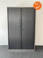 Roldeurkast - Ahrend - 195x120x45cm - Antraciet met zwarte k, Werkplek, Ophalen of Verzenden, Gebruikt, Kast