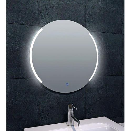 Wiesbaden Round Badkamerspiegel met LED - Dimbaar -, Huis en Inrichting, Woonaccessoires | Spiegels, Nieuw, Ophalen of Verzenden