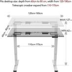 SANODESK EQ5 Zit Sta Bureau Frame - Verstelbaar - Elektrisch, Verzenden, Zo goed als nieuw