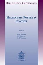 Hellenistic poetry in context / Hellenistica Groningana / 20, Verzenden, Zo goed als nieuw