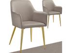 Tectake Eetkamerstoel Avane - Fluweellook - Ergonomische, Verzenden, Nieuw