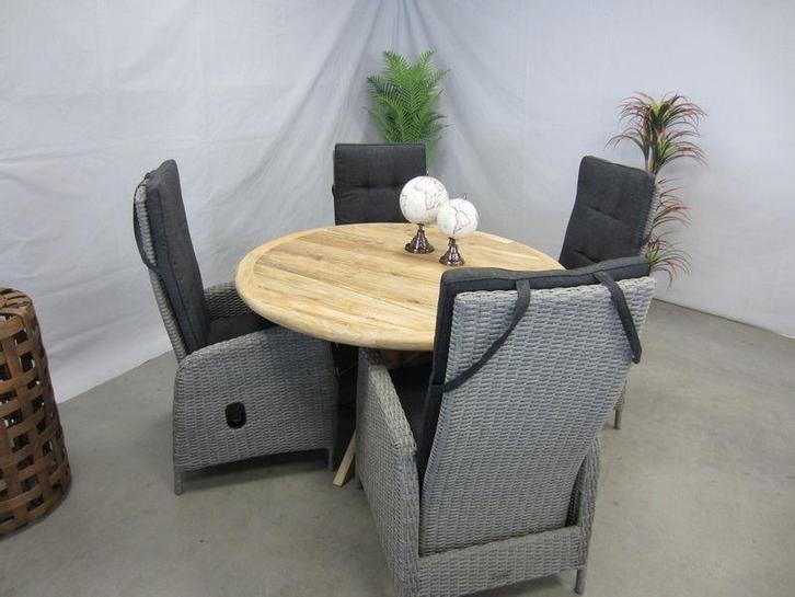 te velde tuinmeubelen ross tuinstoel met malta tuintafel, Tuin en Terras, Tuinsets en Loungesets, Nieuw