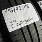 2 x Goodyear Efficientgrip 195-45-16 Zomerbanden 6mm, Gebruikt, 16 inch, Ophalen of Verzenden, Band(en)