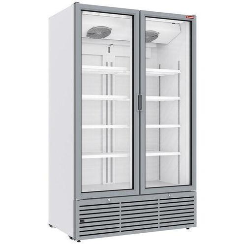 Positieve gekoelde vitrine 1142 liter, 2 schuifdeuren - wit, Zakelijke goederen, Horeca | Overige, Verzenden