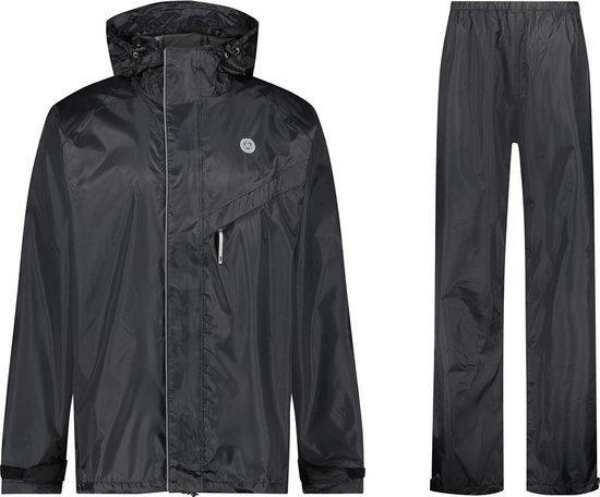 AGU Passat Regenpak Essential - Zwart - XXL - Dames & Heren, Fietsen en Brommers, Fietsaccessoires | Fietshelmen, Nieuw, Verzenden