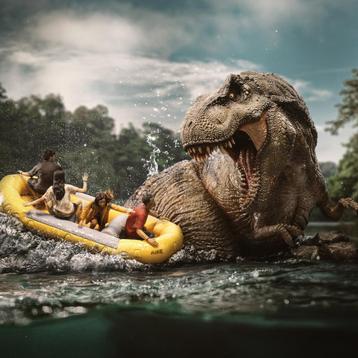Jurassic World: Rebirth Demi Art Scale Statue 1/20 T-Rex Riv beschikbaar voor biedingen