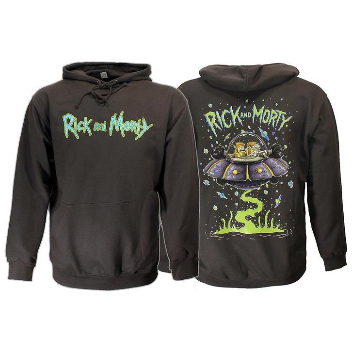 Rick and Morty Sweater Spacecruiser Pullover Hoodie, Kleding | Heren, Truien en Vesten, Verzenden