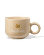HEMA Mok 480ml teddybeer hug for you beige, Hobby en Vrije tijd, Theezakjes, Verzenden
