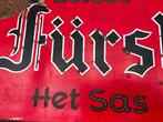 Ecluse Fürst Het Sas - Reclamebord - Metaal