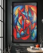 Ksavera - Cubism A1443 - abstract painting on XXL canvas