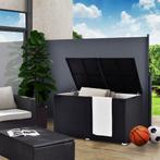 Polyrotan Opbergbox / Kussenbox Ikaria - Zwart, Tuin en Terras, Bergingen en Tuinkasten, Ophalen of Verzenden, Nieuw, Overige materialen