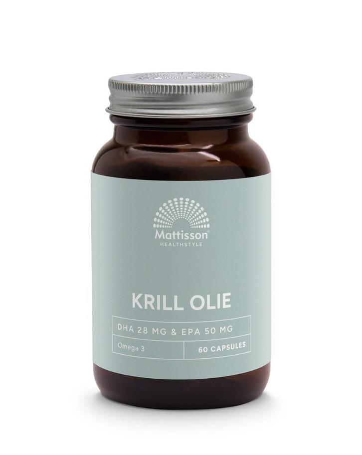 Mattisson Krill olie omega 3 500mg 60 Capsules, Sport en Fitness, Gezondheidsproducten en Wellness, Verzenden