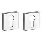 Set van twee PC-plaatjes Mini glans chroom, Ophalen of Verzenden, Nieuw